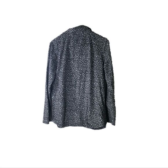 Cuddl Duds Medium Grey and Black Pajama Shirt‎ - Picture 4 of 4
